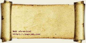 Jesenka Kovačević vizit kartica